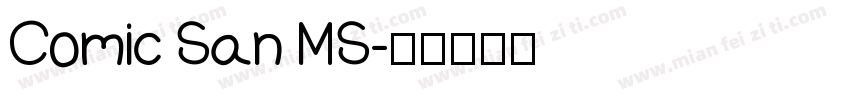 Comic San MS字体转换